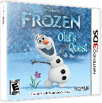 Frozen Olaf’s Quest PAL Nintendo 3DS PAL box art